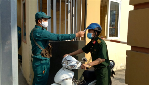 LLVT huyện Hóc Môn diễn tập phòng chống dịch Covid-19