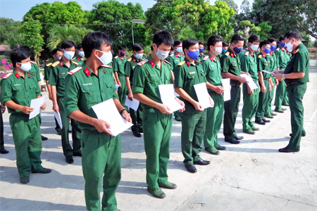 Đội K73 tỉnh Long An 100% quân số âm tính với SARS-COV-2