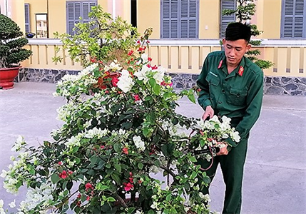 Hạ sĩ Nguyễn Hữu Lyn vượt khó đi đầu trong phong trào thi đua