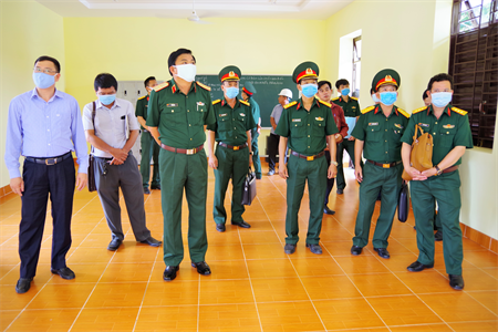 Bộ Tư lệnh Quân khu nghiệm thu doanh trại Đại đội 19 Hóa học, Sư đoàn 5