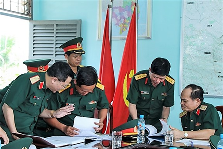 Bộ Tổng Tham mưu kiểm tra sẵn sàng chiến đấu Sư đoàn 9, Quân đoàn  4