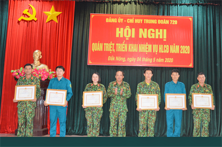 Trung đoàn 720, Binh đoàn 16 ra quân huấn luyện chiến đấu năm 2020