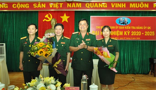 Chi bộ Cơ quan UBKT Đảng ủy Quân khu 7 Đại hội nhiệm kỳ 2020-2025