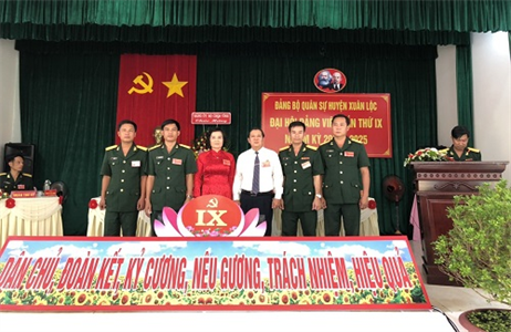 Đại hội Đảng bộ Quân sự huyện Xuân Lộc, tỉnh Đồng Nai lần IX nhiệm kỳ 2020 - 2025