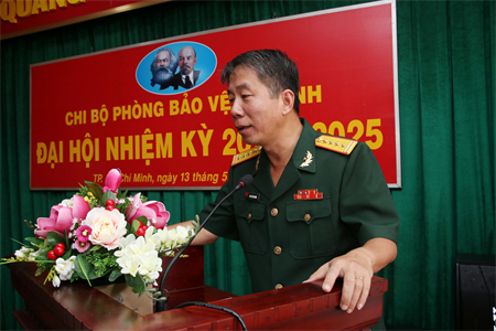 Chi bộ Phòng Bảo vệ An ninh đại hội nhiệm kỳ 2020 -2025