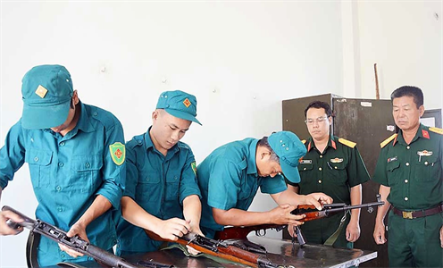 Bộ CHQS tỉnh Bình Phước kiểm tra nhiệm vụ quân sự - quốc phòng