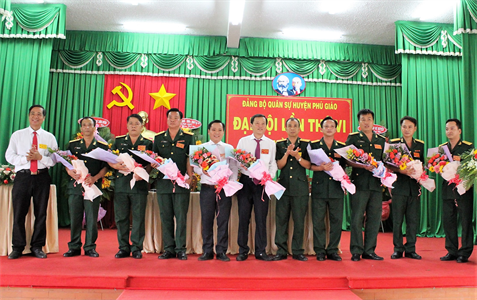 Đảng bộ Quân sự huyện Phú Giáo (Bình Dương) tổ chức thành công Đại hội lần thứ VI, nhiệm kỳ 2020-2025