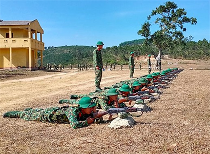 Trung đoàn bộ binh 994, Bộ CHQS tỉnh Lâm Đồng huấn luyện chiến sĩ mới đạt kết quả tốt