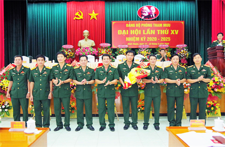 Đại hội Đảng bộ Phòng Tham mưu (Bình Thuận) nhiệm kỳ 2020 – 2025
