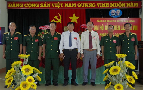 Đảng bộ Quân sự huyện Tân Hưng phát huy tinh thần trách nhiệm, chủ động, sáng tạo