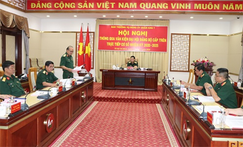 Thông qua văn kiện Đảng bộ Quân sự tỉnh Tây Ninh