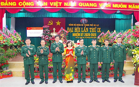 Đảng bộ Quân sự thành phố Đà Lạt, tỉnh Lâm Đồng Đại hội Đảng bộ lần thứ IX