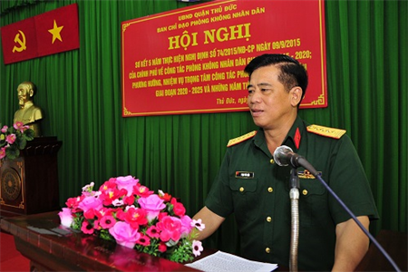 Quận Thủ Đức, TP. Hồ Chí Minh làm tốt công tác Phòng không nhân dân