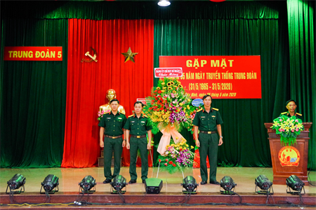 Trung đoàn 5, Sư đoàn 5 gặp mặt kỷ niệm 55 năm Ngày truyền thống