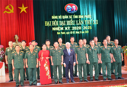 Đại hội đại biểu Đảng bộ Quân sự tỉnh Bình Phước lần thứ XII thành công tốt đẹp