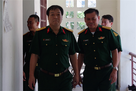 Cục Quân huấn, Bộ Tổng tham mưu kiểm tra Trung tâm TDTT Quốc phòng II
