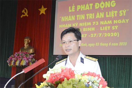 Lữ đoàn 125, Vùng 2 Hải quân nhắn tin “Tri ân liệt sĩ”