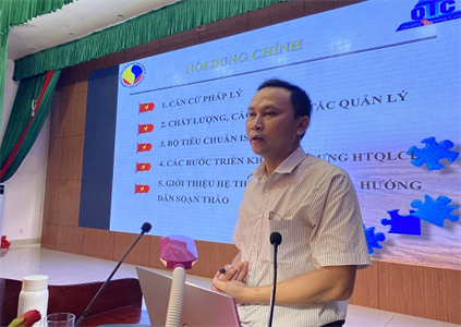 Bộ CHQS tỉnh BR-VT tập huấn triển khai thực hiện hệ thống quản lý chất lượng theo Tiêu chuẩn quốc gia TCVN ISO 9001:2015