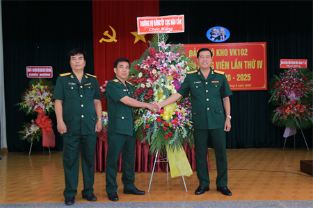 ​Đảng bộ Kho VK102 Đại hội đảng viên lần thứ IV nhiệm kỳ 2020 -2025