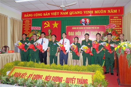 Đại hội Đảng bộ Quân sự TP. Dĩ An, tỉnh Bình Dương, nhiệm kỳ 2020-2025