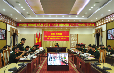 Thường vụ Đảng ủy Quân khu thông qua văn kiện Đại hội Đảng bộ Quân sự tỉnh Long An