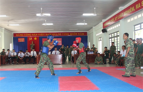 Bộ CHQS  tỉnh Tây Ninh tổ chức hội thao võ chiến đấu tay không