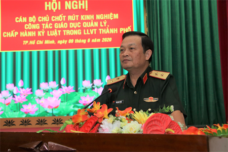 Bộ Tư lệnh TP.HCM rút kinh nghiệm công tác giáo dục, quản lý, chấp hành kỷ luật