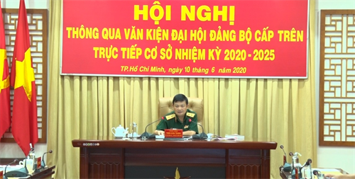 Thường vụ Đảng ủy Quân khu thông qua văn kiện Đại hội Đảng bộ tỉnh Bình Thuận