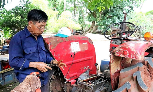 Cựu chiến binh Đinh Văn Vỹ làm kinh tế giỏi