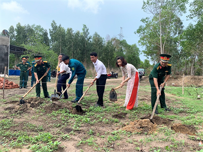 Ban CHQS Thành phố Bà Rịa (tỉnh BR-VT) khởi công xây dựng “Nhà tình nghĩa quân – dân”