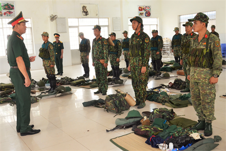 Bộ Tư lệnh Quân khu 7 kiểm tra công tác quân sự - quốc phòng 6 tháng đầu năm 2020 tại Bộ Chỉ huy quân sự tỉnh Bà Rịa – Vũng Tàu