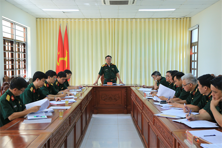 Ban tuyển sinh quân sự Quân khu 7 kiểm tra công tác tuyển sinh quân sự năm 2020.