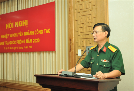 Quân khu 7 tập huấn nghiệp vụ chuyên ngành công tác Thanh tra Quốc phòng năm 2020