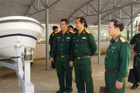 Kiểm tra công tác hậu cần Bộ chỉ huy quân sự tỉnh Lâm Đồng