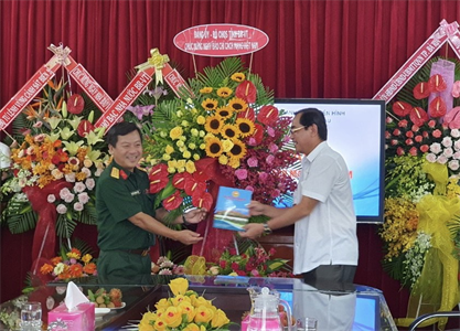 Bộ CHQS tỉnh Bà Rịa - Vũng Tàu thăm, chúc mừng Ngày Báo chí cách mạng Việt Nam