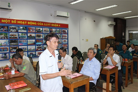Quận 4 bảo đảm đầy đủ, kịp thời chế độ, chính sách cho cán bộ quân đội nghỉ hưu trên địa bàn