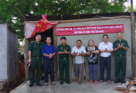 BĐBP Bình Thuận: Khởi công xây dựng nhà tình nghĩa cho hộ nghèo tại xã Sông Lũy