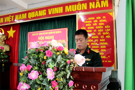 Quận 6: Sơ kết 3 năm xây dựng, quản lý, sử dụng lực lượng chính trị nòng cốt trong quân nhân dự bị và dân quân tự vệ trên địa bàn quận