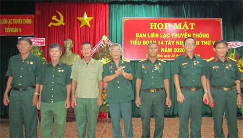 Ban liên lạc Tiểu đoàn 14 Tây Ninh họp mặt truyền thống