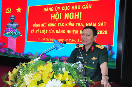 Đảng ủy Cục Hậu cần tổng kết công tác kiểm tra, giám sát và kỷ luật của Đảng nhiệm kỳ 2015 – 2020