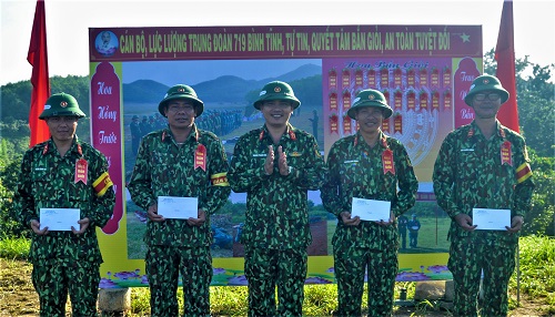 Trung đoàn 719, Binh đoàn 16 kiểm tra bắn đạn thật năm 2020