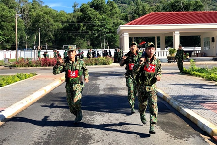 Khai mạc Hội thao Thể dục Thể thao - Quân sự LLVT huyện Côn Đảo năm 2020