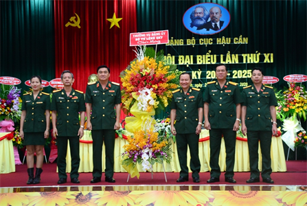 Lãnh đạo đảm bảo tốt công tác hậu cần, xây dựng cơ quan, đơn vị vững mạnh toàn diện