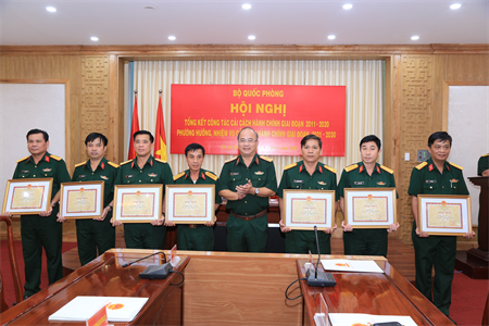 Bộ Quốc phòng tổng kết công tác cải cách hành chính giai đoạn 2011 - 2020