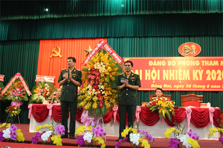 Đại hội đại biểu Đảng bộ Phòng Tham mưu, Đảng bộ Quân sự tỉnh Đồng Nai nhiệm kỳ 2020-2025
