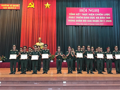 Trường Sĩ quan Lục quân 2: Tổng kết 10 năm thực hiện Chiến lược phát triển giáo dục và đào tạo trong Quân đội