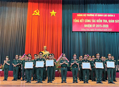 Đảng bộ Trường sĩ quan Lục quân 2 tổng kết công tác kiểm tra, giám sát
