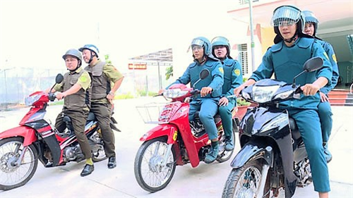 LLVT huyện Dầu Tiếng (Bình Dương): Nhiều hoạt động thi đua chào mừng Đại hội Đảng các cấp