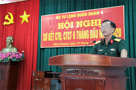 Quân đoàn 4 triển khai công tác Đảng, công tác chính trị 6 tháng cuối năm 2020