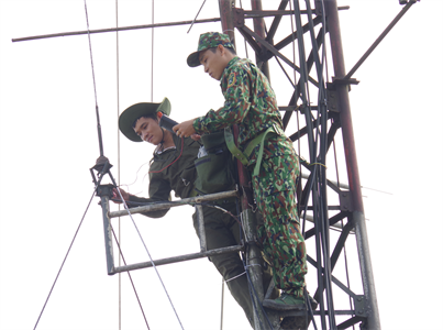 Bảo đảm thông tin liên lạc trong mùa mưa bão